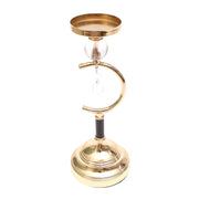 Black & Gold Pillar Candle Holder – Medium - Habitt