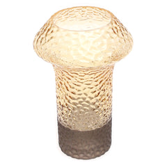 Amber Textured Glass Decorative Vase — “Tiger Color”&nbsp;