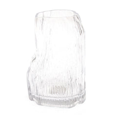 Tree Vase Transparent – Textured Glass Vase S - Habitt