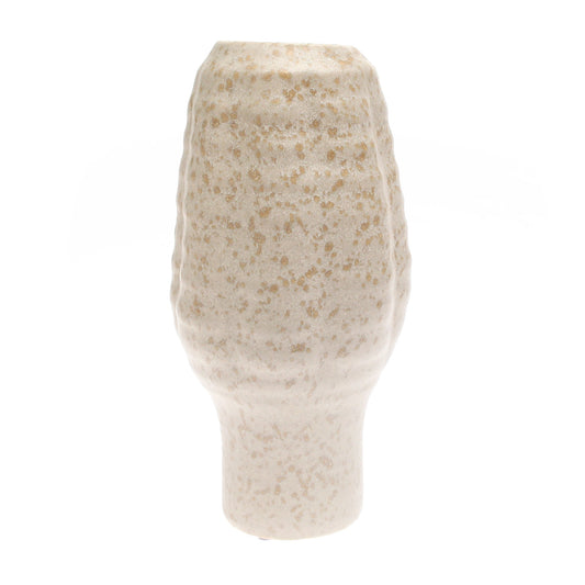 Vase Beige Texture — Modern Textured Ceramic Decorative Vase