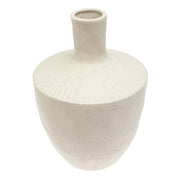 White Natural Ceramic Vase - Habitt