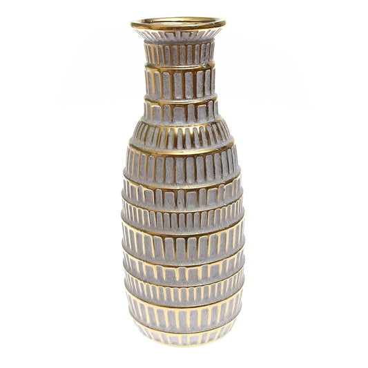 Grey Vase & Gold Box Design – Large