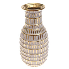 Grey & Gold Decorative Vase