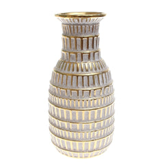 Grey & Gold Decorative Vase