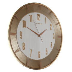 ChuangJia Wall Clock White & Gold — Modern Decorative Quartz Wall Clock