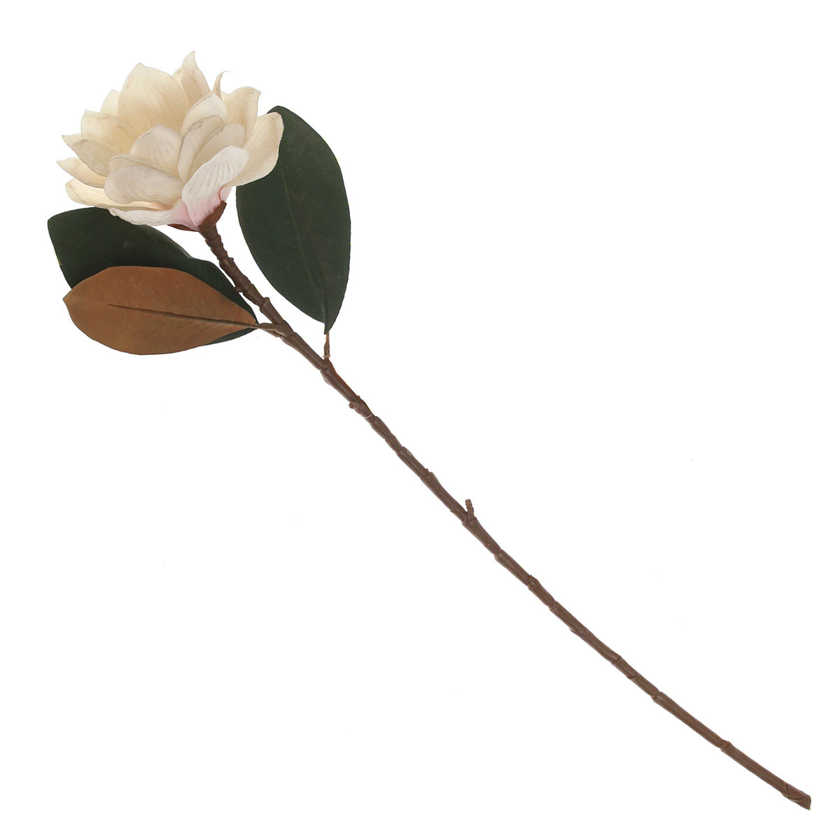 Yulan Magnolia Artificial Flower Stem – White