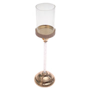 Small Gold Candle Stand – 19 Inch Decorative Metal Candle Holder - Habitt