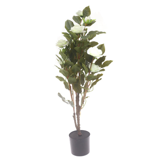 Plant Green 33-Inch Artificial Flowering Plant – Elegant Indoor Decorative Plant