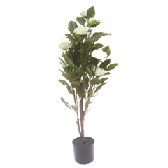 Plant Green 33-Inch Artificial Flowering Plant – Elegant Indoor Decorative Plant