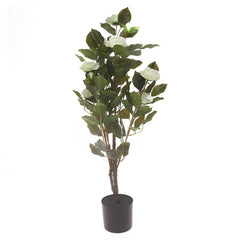 Plant Green 33-Inch Artificial Flowering Plant – Elegant Indoor Decorative Plant