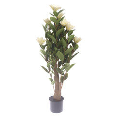 Plant Green 33-Inch Artificial Flowering Plant