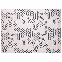 FESTIVAL – ATTRACTION Rugs HAF (160x230 ) – Modern Geometric Cream & Black Area Rug - Habitt
