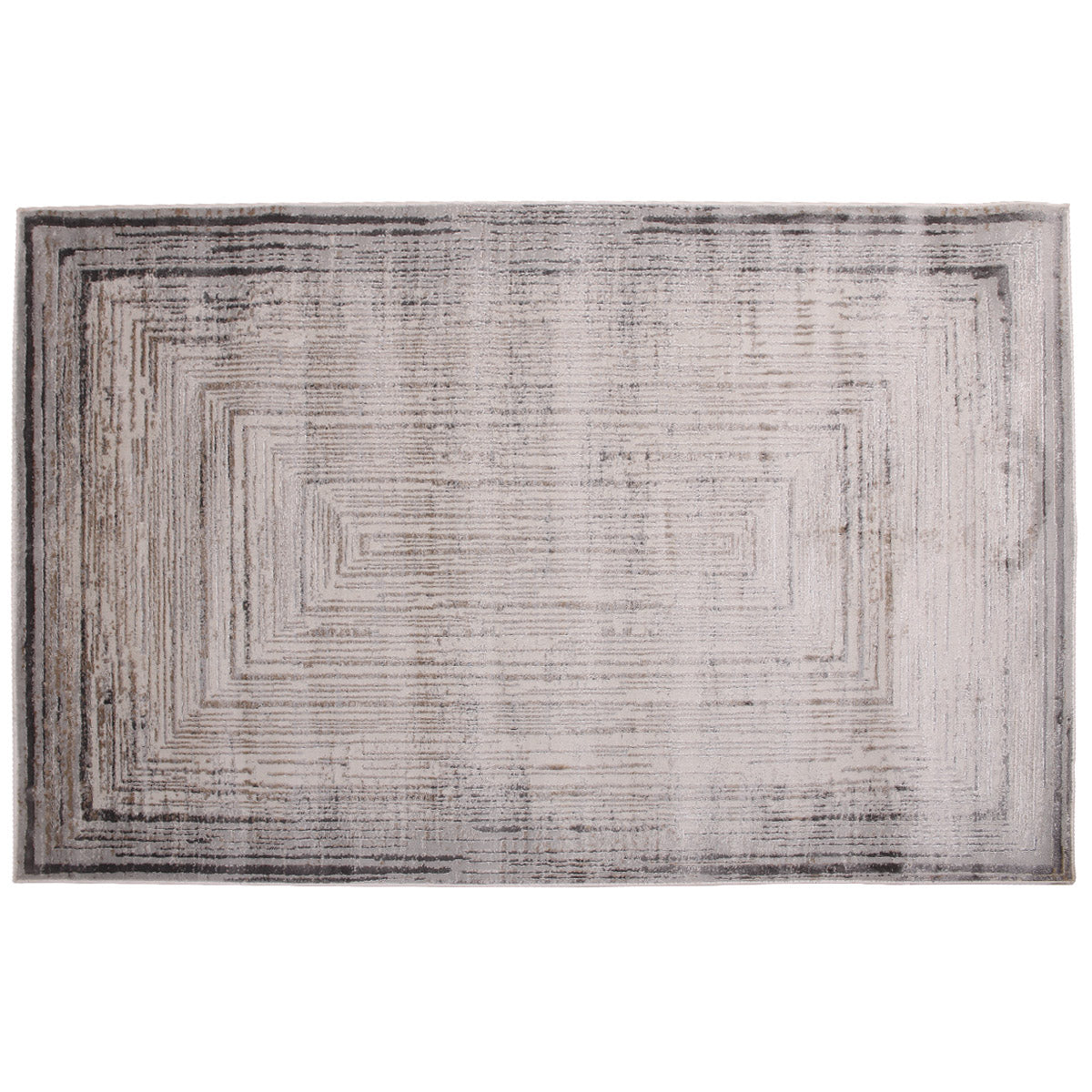 Festival F1 Area Rug HAF – Modern Geometric Border Pattern Rug 160×230 cm - Habitt