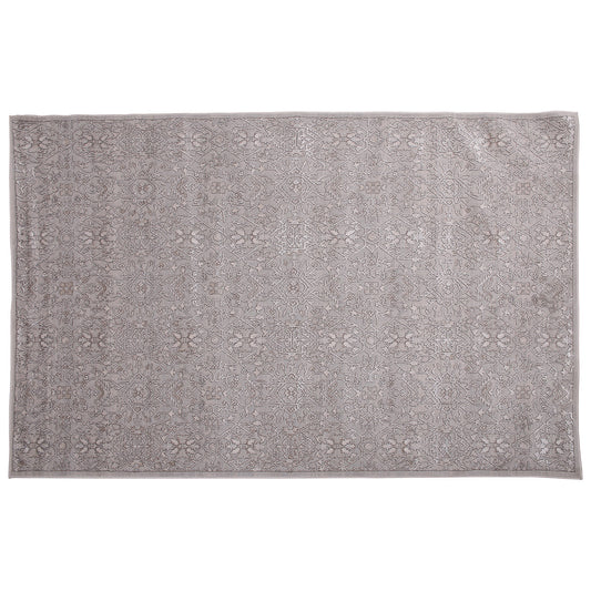 Festival F1 Textured Traditional Pattern Area Rug – Soft Taupe Neutral Design 160x230 cm - Habitt