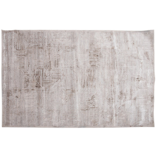 Festival F1 Area Rug HAF – Neutral Patchwork Textured Rug 160×230 cm - Habitt