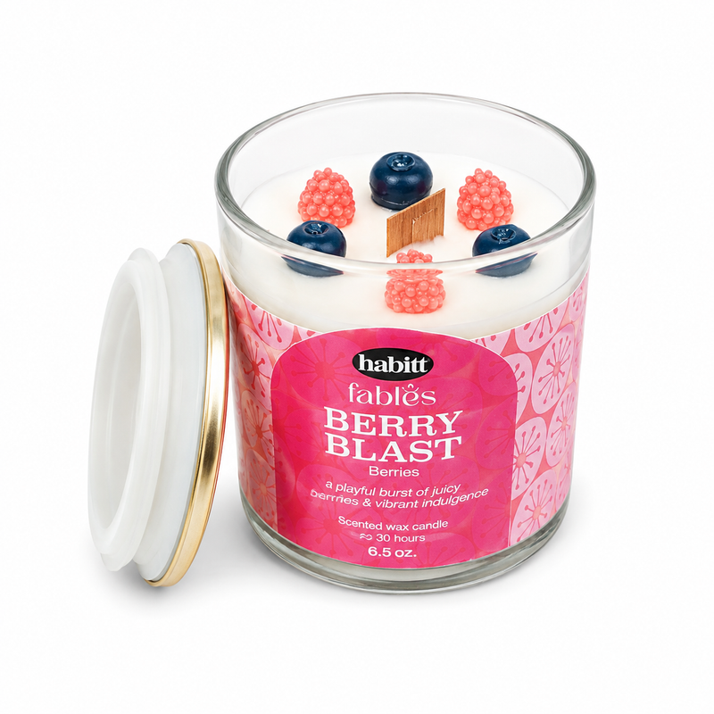 Berries Scented Candle 6.5oz | Fruity Home Fragrance Candle