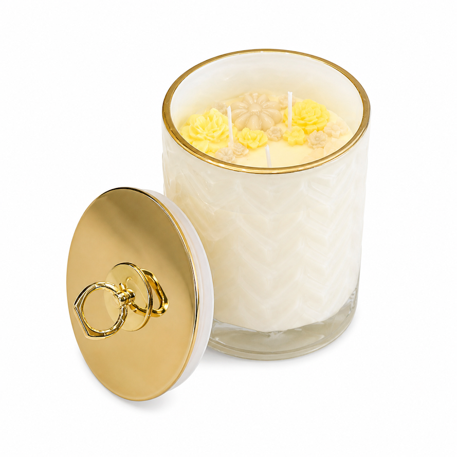 Coffee Scented Jar Candle – Luxury Decorative Aromatherapy Candle - Habitt