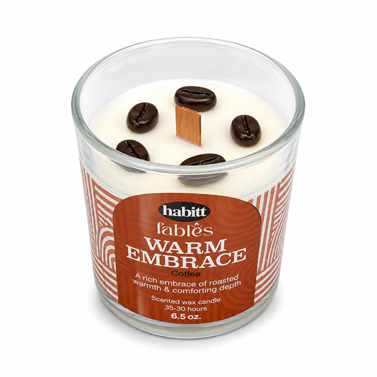 Coffee Scented Jar Candle 6.5oz | Aromatic Home Fragrance Candle