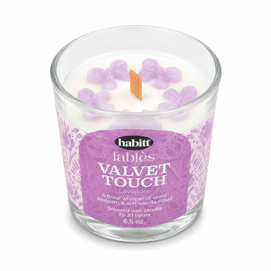 Lavender Scented Jar Candle 6.5oz | Relaxing Home Fragrance Candle