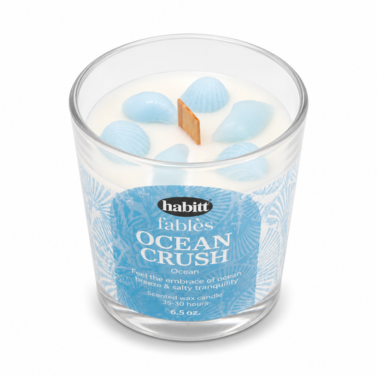 Ocean Scented Jar Candle 6.5oz | Fresh Home Fragrance Candle