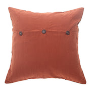 Woven Tribal Cushion Cover 18x18 – Boho Geometric Ethnic Decorative Pillow Case in Earthy Tones - Habitt