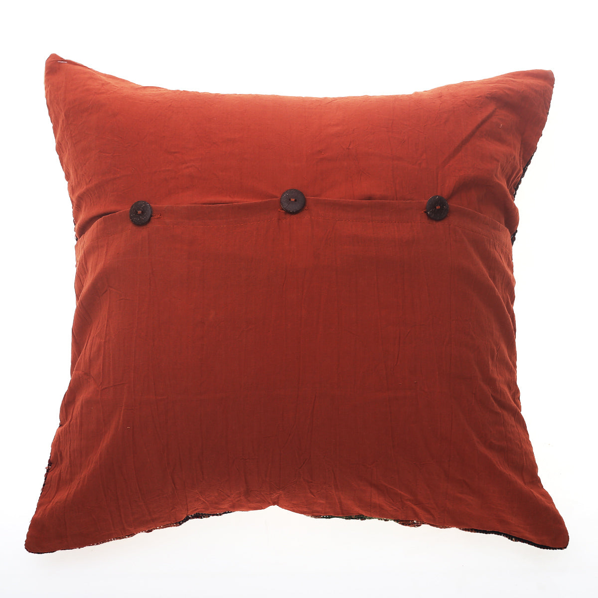 Knotted Texture Cushion Cover 20x20 – Warm Boho Striped Woven Throw Pillow Cover - Habitt