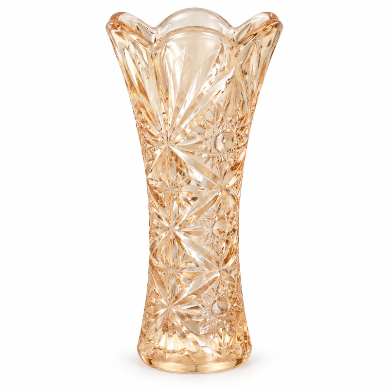 Decorative Crystal Glass Vase – 90mm