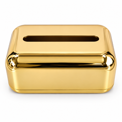 Luxury Golden Tissue Box – Premium Decorative Tissue Holder