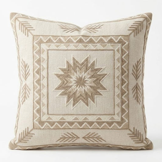 Cushion Frappe Shapes 18x18 Inch – Tribal Whites