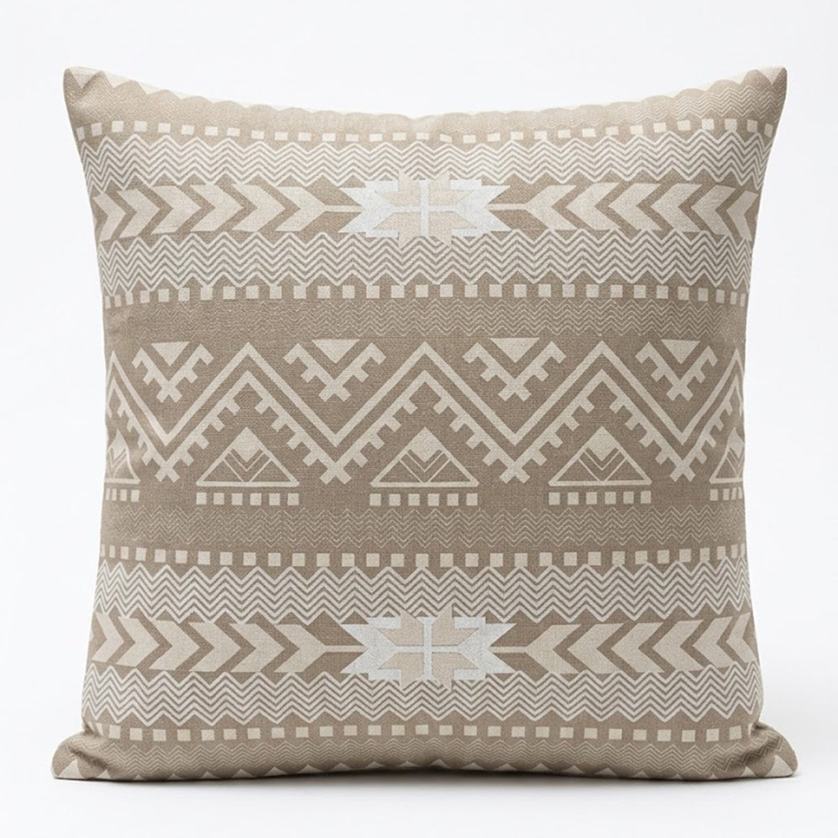Cushion Sandshell 18x18 Inch – Tribal Whites