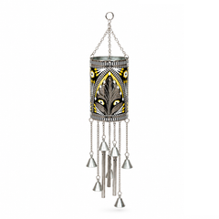 Chamakpatti Wind Chime T Art – Colorful Pakistani Truck Art Decorative Hanging Chime