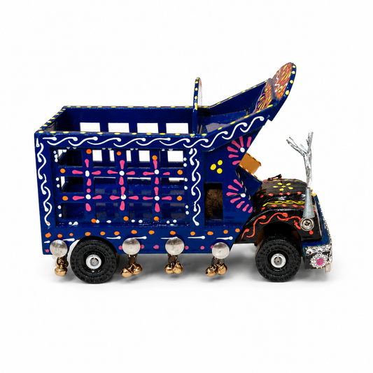 Stationery Truck T Art – Traditional Pakistani Truck Art Stationery Holder | Hand-Painted Decorative Desk Organizer