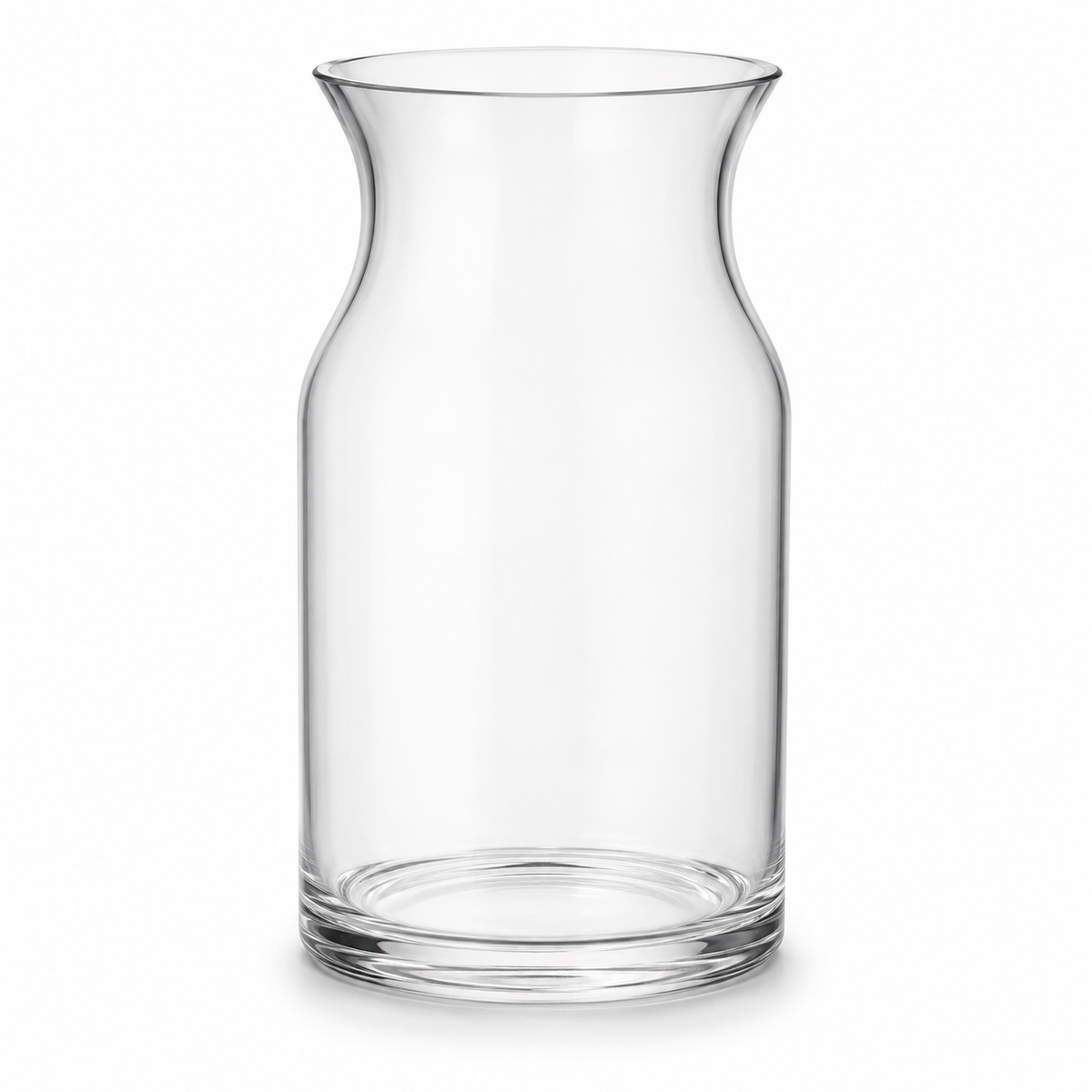 Elegant Clear Glass Vase – Classic Decorative Flower Vase 12.4 × 25.1 × 15 cm