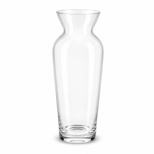 Elegant Clear Glass Vase – Decorative Flower Vase