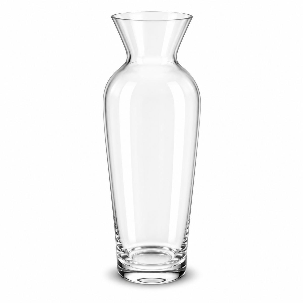 Elegant Clear Glass Vase – Decorative Flower Vase