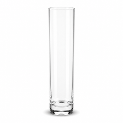Clear Glass Cylinder Vase – Minimal Decorative Vase | Available in 20.1cm & 25.1cm Heights