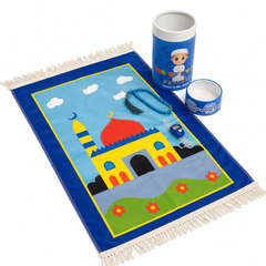 Kids Prayer Mat 50x90 cm | Comfortable Janamaz for Children
