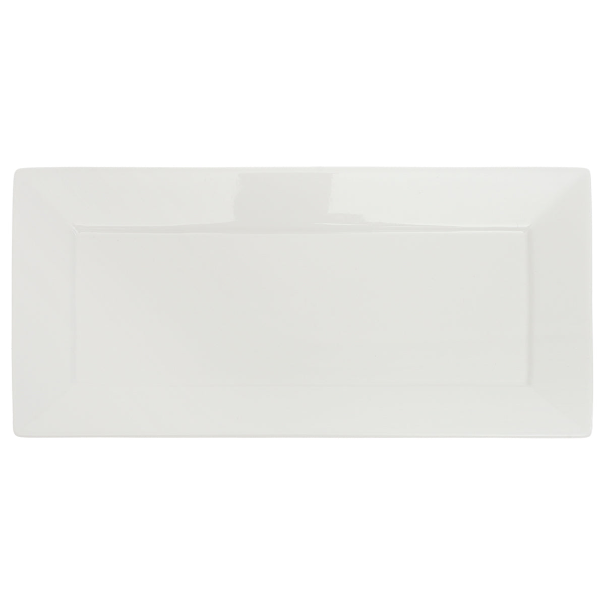 36 cm Rectangle Symphony Platter – Elegant White Serving Tray