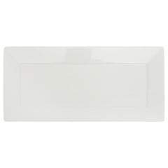 36 cm Rectangle Symphony Platter – Elegant White Serving Tray