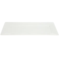 36 cm Rectangle Symphony Platter – Elegant White Serving Tray