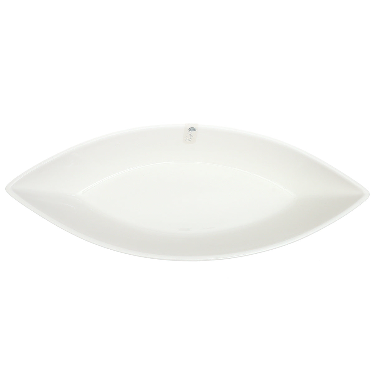 44 cm Oval Symphony Bowl – Elegant White Serving Bowl