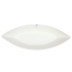 44 cm Oval Symphony Bowl – Elegant White Serving Bowl