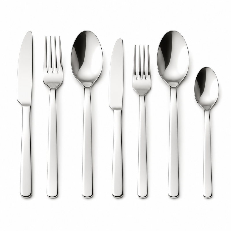 IKEA 56-Piece Stainless Steel Cutlery Set – Complete Flatware Set for 8 Persons