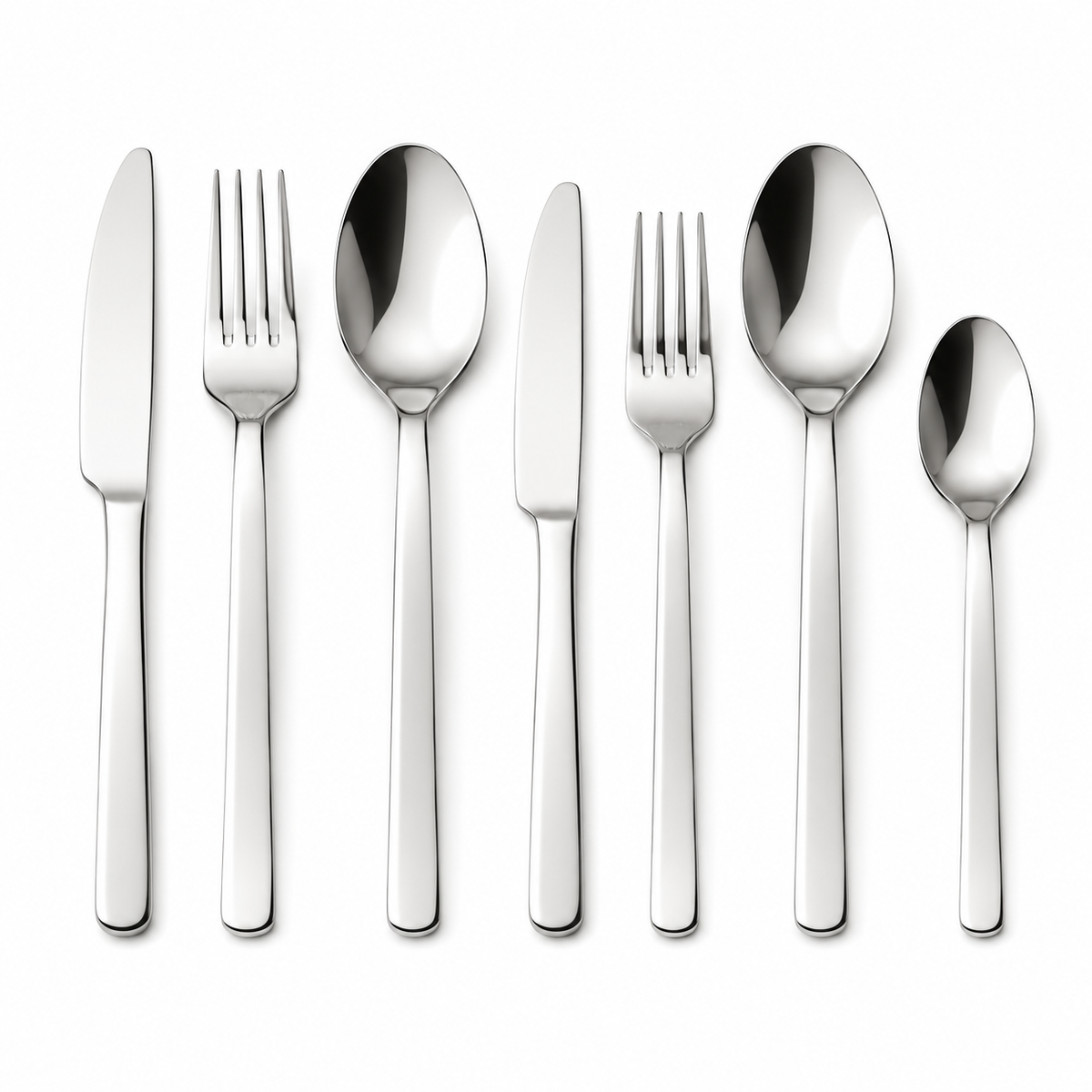 IKEA 56-Piece Stainless Steel Cutlery Set – Complete Flatware Set for 8 Persons