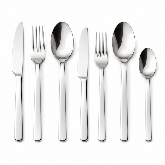 IKEA 56-Piece Stainless Steel Cutlery Set – Complete Flatware Set for 8 Persons