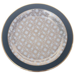 Luxury Arch Geometric Dark Green Dinner Set – Elegant Porcelain Tableware Collection - Habitt