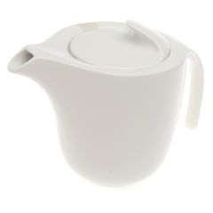 Jazz Symphony Ceramic Tea Pot – Elegant White Teapot with Lid