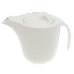 Jazz Symphony Ceramic Tea Pot – Elegant White Teapot with Lid