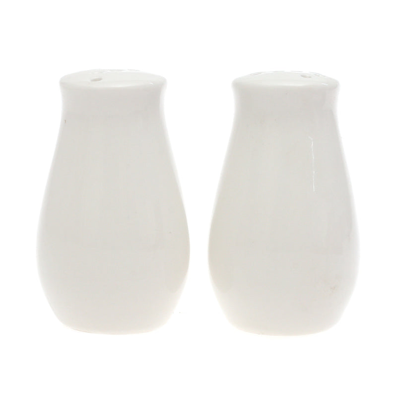 Salt & Pepper Set – Elegant White Ceramic Shakers - Habitt