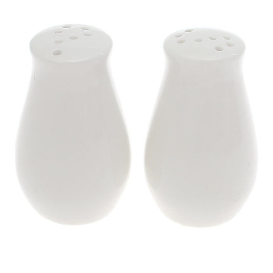 Salt & Pepper Set – Elegant White Ceramic Shakers